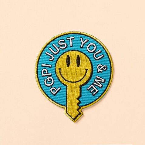 foto van 'PGP just you and me' patch